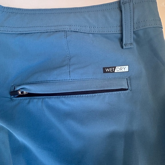 George Flat Front Blue Shorts for Casual Style - Picture 10 of 13